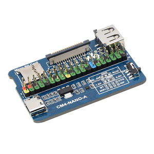 Module de calcul CM4-NANO-A Raspberry <span class=keywords><strong>Pi</strong></span> 4 carte de base NANO-A 40PIN GPIO USB2.0 Interface type-a indicateur CSI 5V PWR - Product Image 1