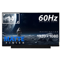 Écran d'ordinateur portable de remplacement Global 14 pouces FHD 1920x1080 Slim 30 broches EDP 60Hz sans fonction tactile B140HAN04.1 B140HAN04.0