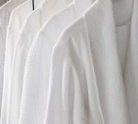 Peignoir Thermique Personnalisé Grande Taille Respirant 100% Coton avec Logo Brodé Luxe en Tissu Gaufré Éponge OEKO-TEX – Vente en Gros