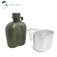 Bouilloire portable pliable pour sports de plein air et camping avec poignées, récipient à eau chauffante avec bouteille en HDPE