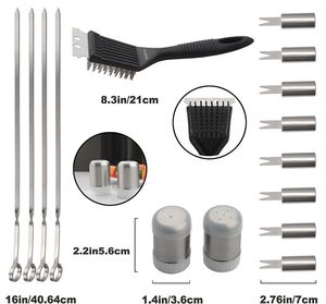 <b>Heavy</b> <b>Duty</b> Stainless Steel Complete Grilling Utensil LFGB & SGS Certified Multifunction Dishwasher Safe BBQ <b>Tool</b> Set 12-Piece - Product Image 3