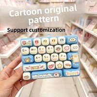 066 Nouveauté : Clavier de décompression 26 touches le plus vendu, accessoire créatif en forme de pendentif