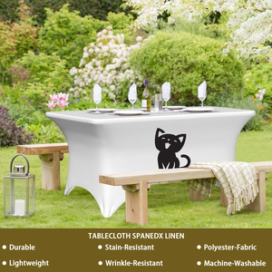 Triển Lãm Khăn Trải Bàn Biểu Tượng Tùy Chỉnh In Polyester Triển Lãm Thương Mại Hiển Thị Bảng Bìa Bàn Cho Tổ Chức Sự Kiện Hiển Thị - Product Image 5