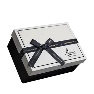 공급자 사용자 정의 접는 블랙 마그네틱 폐쇄 선물 포장 종이 상자 고급 화장품 스킨 케어 골판지 상자 로고