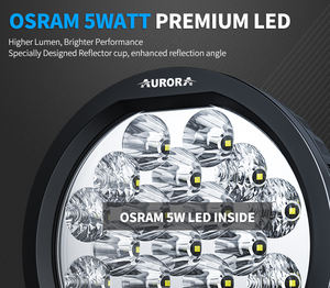 Foco Aurora Comb <span class=keywords><strong>de</strong></span> 105W para Camioneta Todoterreno, Luz <span class=keywords><strong>de</strong></span> Trabajo <span class=keywords><strong>de</strong></span> 7 Pulgadas, Luces LED <span class=keywords><strong>de</strong></span> Conducción Todoterreno 4X4 - Product Image 6