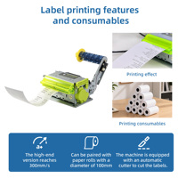 Modul Printer Thermal Kios Kecepatan Tinggi 80mm 300 Mm/s Pemotong Otomatis ESC/POS Printer Struk Terintegrasi untuk Mesin Penjual Otomatis