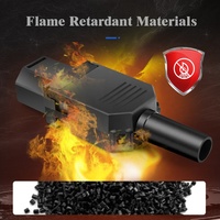 Adaptateur d'alimentation à connexion rapide IEC C13 C14 10A, bornier mâle-femelle à fixation rapide, réutilisable, contact en laiton, matériau nylon