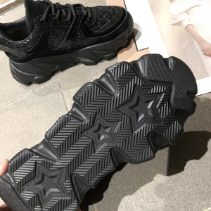 Sneaker produttore di <span class=keywords><strong>scarpe</strong></span> da ginnastica da <span class=keywords><strong>donna</strong></span> con plateau alla moda <span class=keywords><strong>scarpe</strong></span> da <span class=keywords><strong>donna</strong></span> bling pu <span class=keywords><strong>glitter</strong></span> <span class=keywords><strong>scarpe</strong></span> da passeggio di lusso alla moda per <span class=keywords><strong>donna</strong></span> - Product Image 5