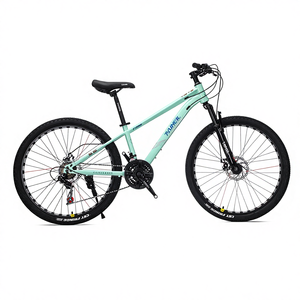 Vélos de montagne de haute qualité, vente chaude, 24 et <span class=keywords><strong>26</strong></span> <span class=keywords><strong>pouces</strong></span>, vélos pour hommes et femmes, double disque, acier à haute teneur en carbone, vélo <span class=keywords><strong>VTT</strong></span> - Product Image 1