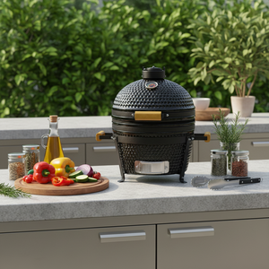Auplex Griglie in Ceramic Kamado Medio 16 Inch <strong>Tabletop</strong> <strong>Best</strong> Charcoal <strong>Grill</strong> Outdoor for Bbq - Product Image 1