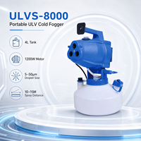 Pulvérisateur ULV Électrique Portable à Trois Buses pour la Désinfection des Entrepôts et la Sanitation Commerciale