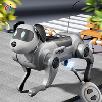 Chengji - Robot RC para Niños, Perro Mecánico con Control Remoto, Juguete de Perro Robot Inteligente, Programable con IA, Juguete STEM