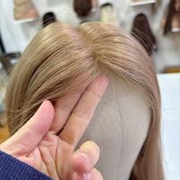 Topper capillaire en soie naturelle à clipser 6x7 7x7 6x8 pour femmes souffrant de cheveux clairsemés ou de perte de cheveux - Fournisseur en gros