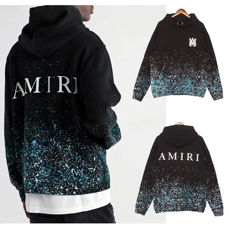 Amiry Fashion Luxus Marke Designer Brief Logo Hoodies Hot Sell Bequeme Baumwolle Hoodies