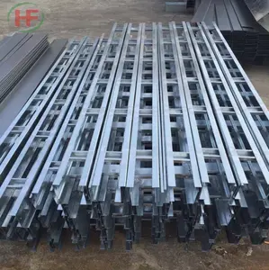 Hdg Straight Ladder Type Heavy Duty Aluminium Cable Ladder Tray Prices for Indoor and Outdoor Supplier in China