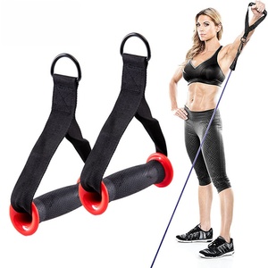 Accessoires d'équipement de fitness : Poignée tendeur, <span class=keywords><strong>pince</strong></span> de porte, corde de résistance élastique pour la maison, idéale pour le fitness et la <span class=keywords><strong>musculation</strong></span> - Product Image 2
