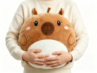 Coussin en peluche Capybara personnalisé, doux et moelleux, pour la décoration de la maison, du canapé et de la chambre à coucher