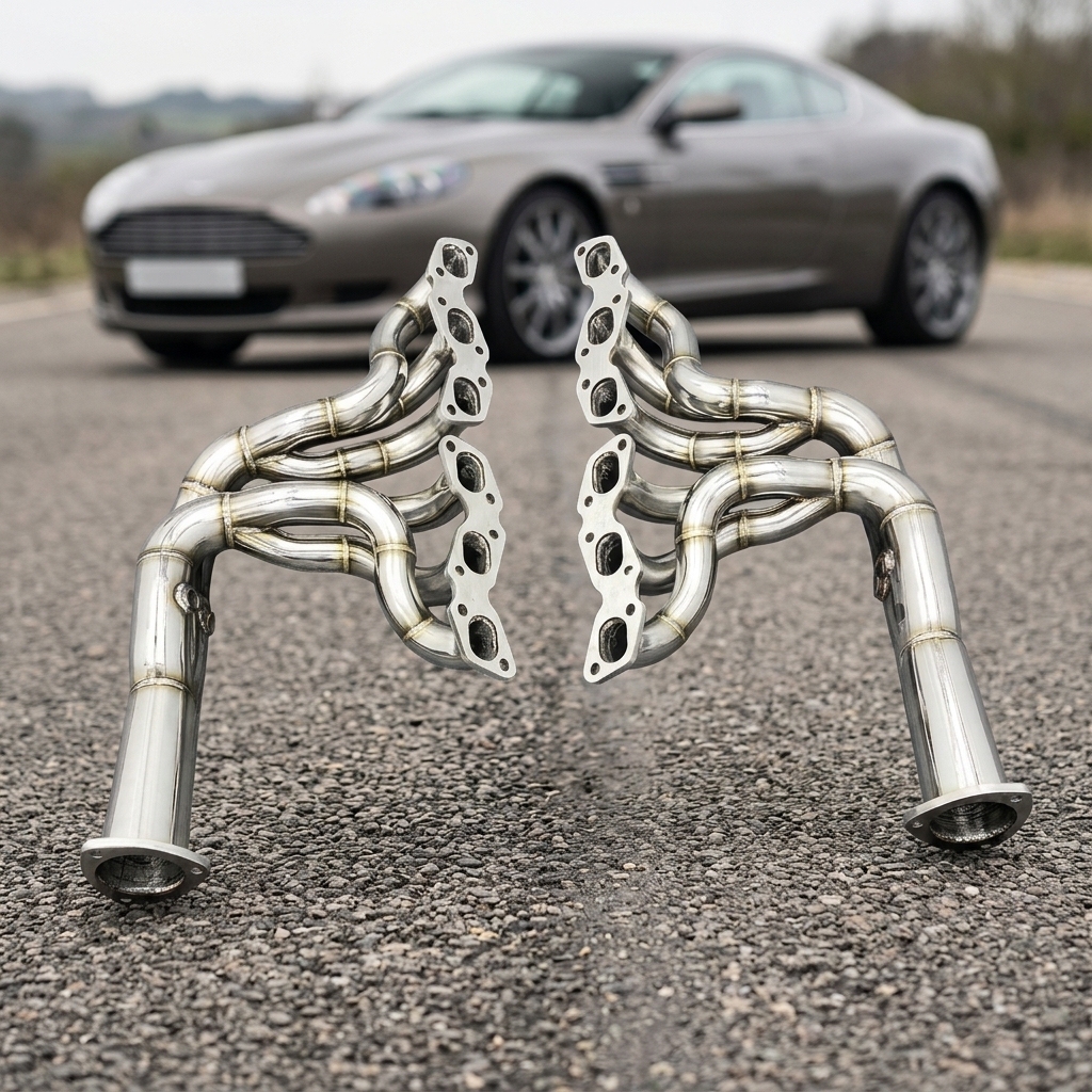 VantaFlow Precision Engineered Stainless Steel Headers Fit for Aston Martin DB9 V12 2004-2016 Performance Exhaust Manifold