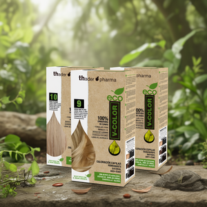 Kit de Tinte para el Cabello V-Color de Thader Pharma, Fórmula Ecológica Permanente y Natural Antienvejecimiento con Aceite de Aguacate - Product Image 3