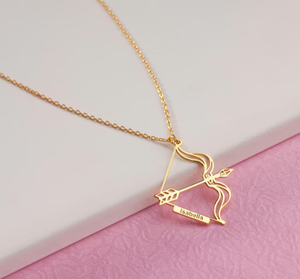 Vente chaude en acier inoxydable 316L arc flèche nom collier haute qualité pointe de flèche pendentif collier arme collier - Product Image 3