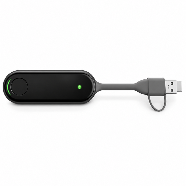 4K Wireless Presentation Pod USB Plug and Play Screen Share Dongle for Meeting Room Conference Display