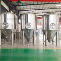 Machine à bière untank 1000 2000L 3500L 5000L fermenteur et réservoirs de bière lumineux