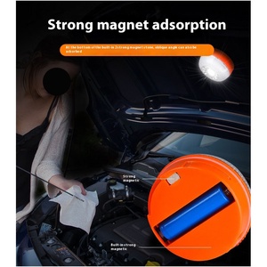 Lumière de secours imperméable de haute qualité V16, lumière magnétique forte de barricade de voiture de LED pour la réparation automobile de nuit, camping - Product Image 4