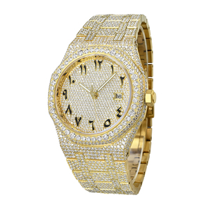 Reloj de lujo con diamantes de imitación Moissanite VVS1 para hombre, estilo hip hop, con movimiento automático y caja de regalo, éxito de ventas. - Product Image 6