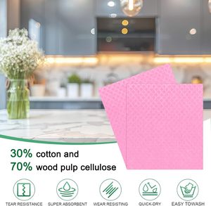 Paños de Cocina Biodegradables de Celulosa No Tejida Reutilizables, Impresión Personalizada, Venta al Por Mayor - Product Image 2