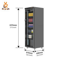 Máquina Expendedora Inteligente con Refrigerador, Visión Artificial y Verificación de Gravedad para Comercio Minorista, Acepta Tarjetas de Crédito