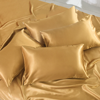 Ensemble de literie en satin de luxe, 6 pièces, doux et soyeux, pour la maison