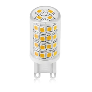 למעלה קרמיקה 4.5W G9 led הנורה הבהוב משלוח CRI90 RA90 110V 220V ניתן לעמעום אור 230v E11 e12 E14 E17 BA15D מנורת 24V 2700k 3000K