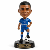 Statuette personnalisée en résine OEM ODM, figurine de personnage sur mesure, base personnalisée avec logo, souvenir sur le thème des joueurs de sport, cadeau de collection