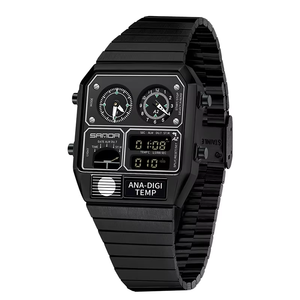 Novo 3192 Top Relógio Digital para Juventude e Lazer dos homens Multi Funcional Temperatura <span class=keywords><strong>Gauge</strong></span> Cronômetro Timing Relógios Eletrônicos - Product Image 5