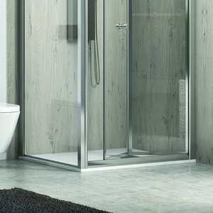 Kamalu KM4000S Box Doccia Rettangolare 80x95cm con Piatto Doccia, Telaio in Alluminio Spesso 6mm, Design Lineare per Bagno - Product Image 4