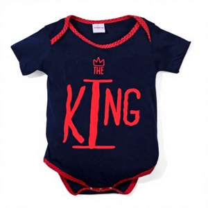 Combinaison d'été sans manches à volants en coton biologique 100 % personnalisable avec logo pour bébé fille, couleur unie, pour nouveau-né, tout-petit et enfant, vente en gros - Product Image 1
