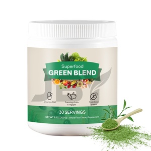 Poudre de super-aliments verts OEM, multivitamines, mélange en vrac, complément complet pour booster l'énergie, <span class=keywords><strong>d</strong></span>étoxifier, améliorer la santé, mélange de super-aliments verts en poudre - Product Image 1