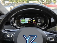 Tableau de bord numérique YZ pour Volkswagen Jetta Sagitar GLI SportWagen Hybrid TDI SE, groupe d'instruments virtuels, compteur de vitesse