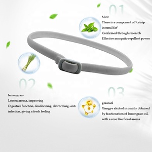 Colliers réglables de luxe en caoutchouc solide pour la protection contre les tiques, les insectes et les moustiques pour chats et chiens - Product Image 4