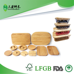 <b>Bamboo</b> lids for storage baskets, jars, glass food <b>containers</b>, bread boxes, lunch boxes, and bento boxes. - Product Image 5