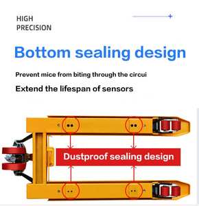 Ferramenta de Transporte por Atacado, Empilhadeira Manual de 3 Toneladas 2000kg, Caminhão Palete Manual com Balança - Product Image 3