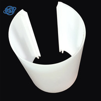 Diffuseur PMMA Blanc Laiteux Dépoli pour Éclairage LED en Acrylique à Profil C, Fabrication Directe Usine, Sur Mesure, pour Éclairage Intérieur et Extérieur