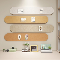 Tableau en feutre autocollant pour la décoration de la chambre à coucher, tableau à messages en feutre, auto-adhésif, ne endommage pas les murs, pour le bureau, les photos, l'agenda, art mural