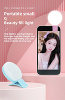 Lampe LED flexible rechargeable USB pour téléphone portable, éclairage photo à clipser, idéale pour le streaming en direct