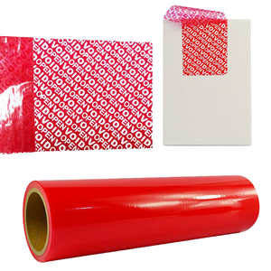 Rouleau de matériau autocollant biodégradable Vizlent pour impression personnalisée – Autocollants de garantie « Ouvert » et « Scellé » (tampon de sécurité) pour l'indication de l'état de l'emballage - Product Image 5