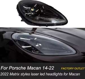 Phare avant AURON à faisceau quadruple CSP LED 12V 6000K 36W 6000 Lumens Haute Puissance Nouveau pour Macan 2014-2017 958.2 Rétrofit Universel - Product Image 4