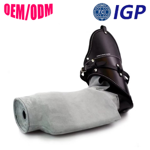 Attrezzatura per Addestramento Cani: Guanto da Morso in Pelle Ecologica con Cuciture Rinforzate e Presa Sicura - Product Image 1