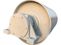 Tambour d'extrémité de convoyeur à bande avec composants durables de haute qualité, garantie de 1,5 an pour système de convoyage minier