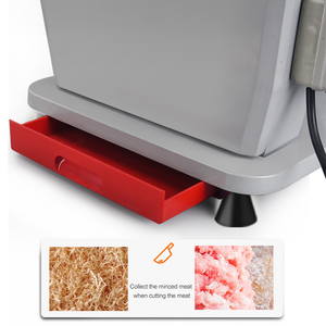 Maquinaria para Procesamiento de Carne, 220V 1100W, Máquina Cortadora de Carne y Huesos de Pollo, Sierra de Cinta para Cortar Carne Congelada - Product Image 6