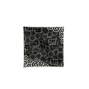 Étagère murale Excelsa Magic en verre noir 30 cm, plateau de présentation moderne, plateaux de rangement pour salon - Product Image 1